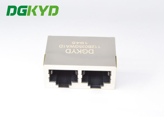 1x2 8P8Cの網のソケット10M RJ45ネットワークのコネクター