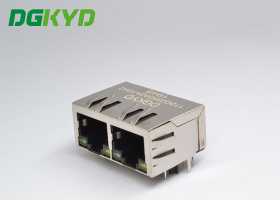 ランプ ベルトの翼の変圧器が付いている10P8C 2.5G RJ45のイーサネット コネクター